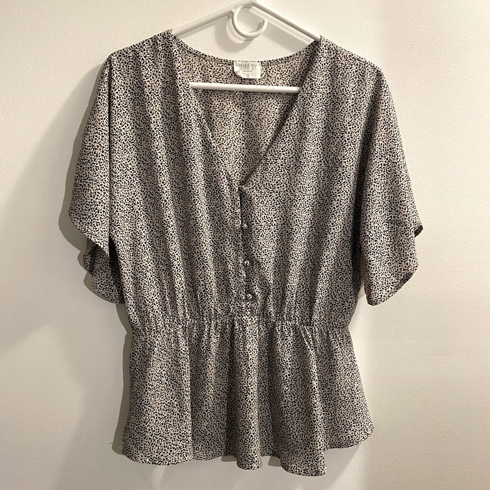Sienna Sky Blouse sz L